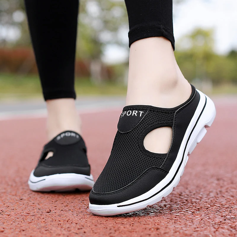 Ciabatte in mesh da donna | Slip-on con aperture laterali