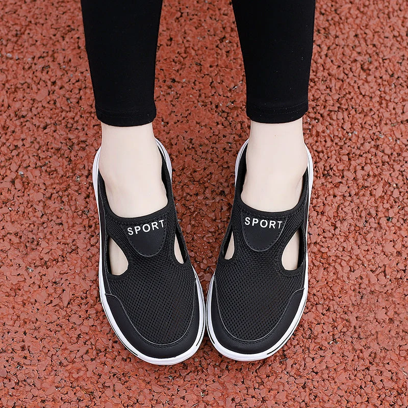 Ciabatte in mesh da donna | Slip-on con aperture laterali