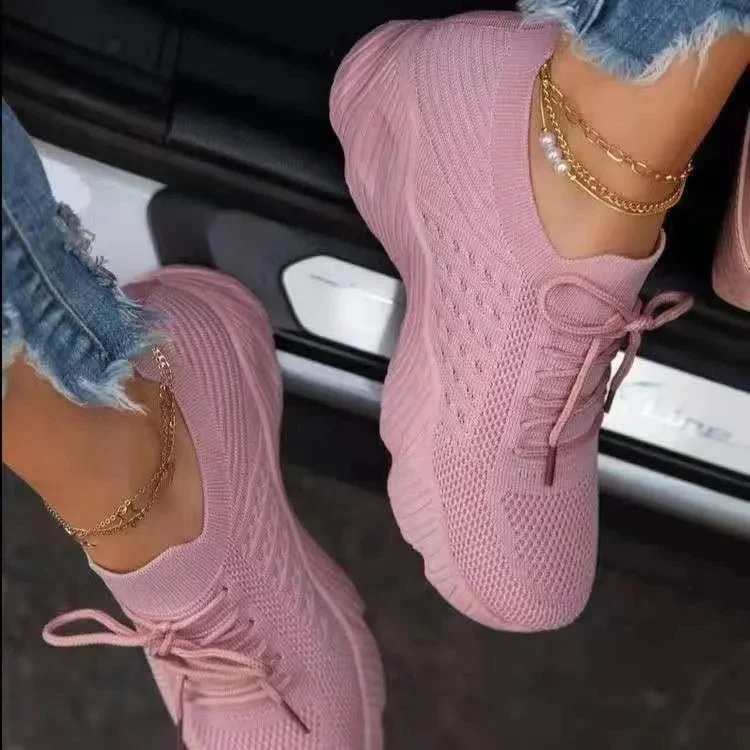 Sneaker donna traspiranti | Scarpe ortopediche in mesh leggere, comode