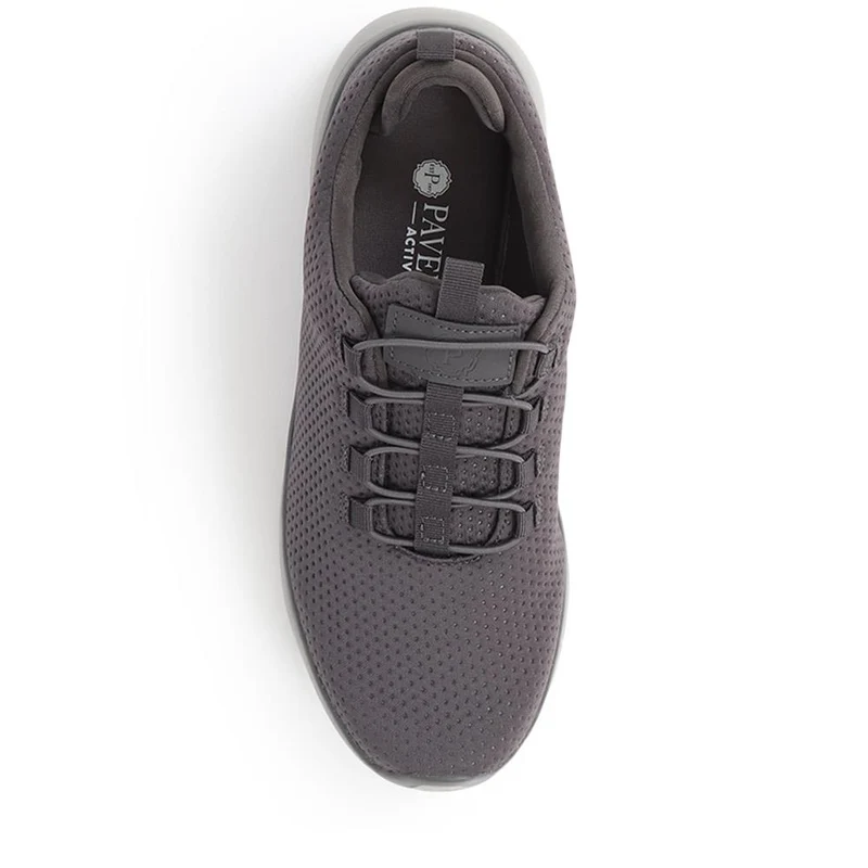 Bungee Lace Trainers - BOJIE40009 / 326 192 - Charcoal
