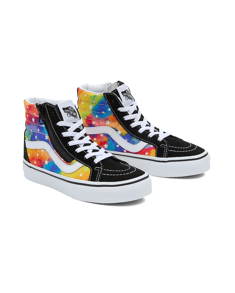 VANS Kinder SK8-Hi Reissue Rainbow Galaxy Trainer – Schwarz
