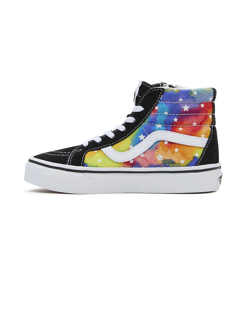 VANS Kinder SK8-Hi Reissue Rainbow Galaxy Trainer – Schwarz