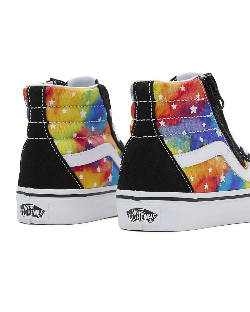 VANS Kinder SK8-Hi Reissue Rainbow Galaxy Trainer – Schwarz