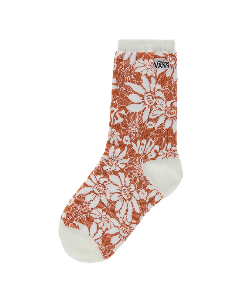VANS Herbstblatt-Ticker-Socken für Kinder (1 Paar) – Orange