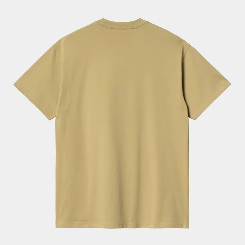 Carhartt WIP Herren-Kurzarm-T-Shirt mit Schriftzug-Stickerei – Achat