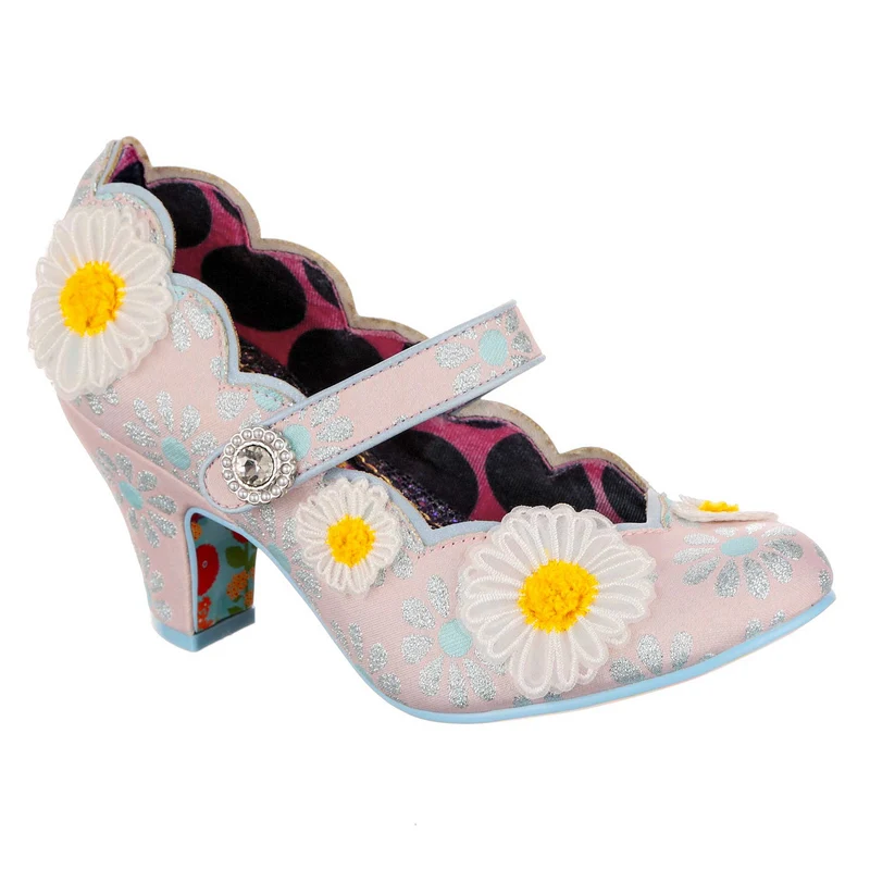 Irregular Choice Daisy Darling High Heel für Damen – Blassrosa