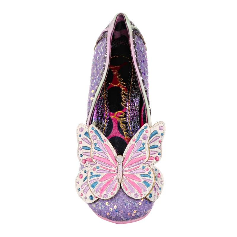 Irregular Choice Damen Madam Mariposa High Heel - Lavendel