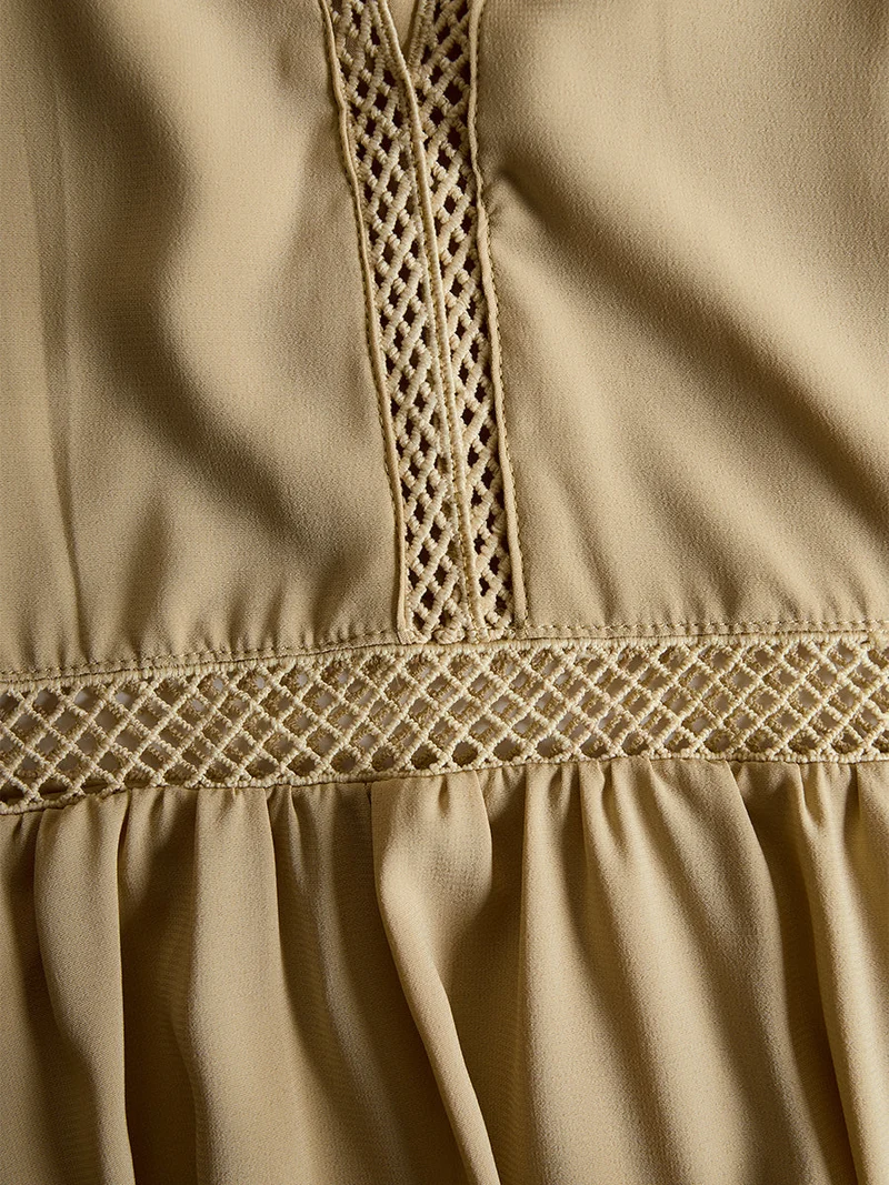 Miniabito bohemien con spalle scoperte | Abiti donna