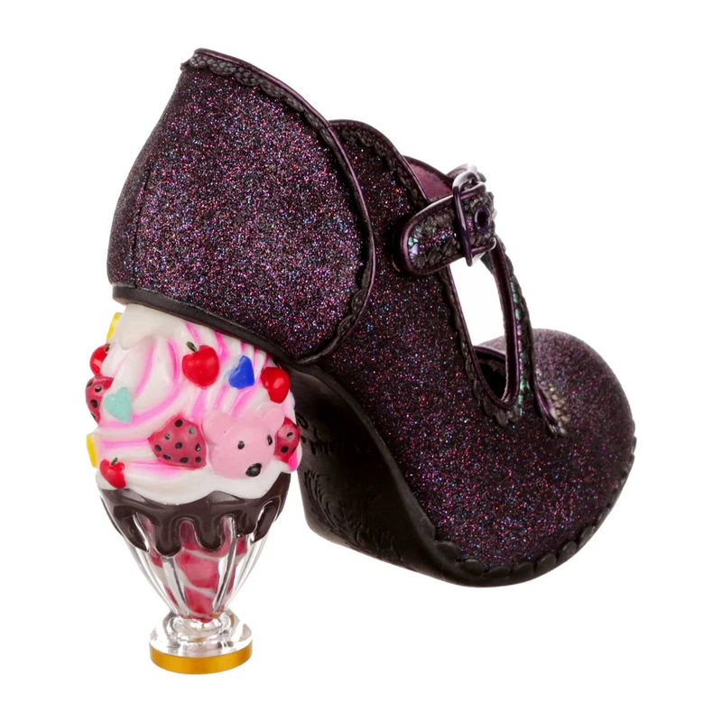 Irregular Choice Damen-High-Heel mit Lieblingsgeschmack – Dunkellila