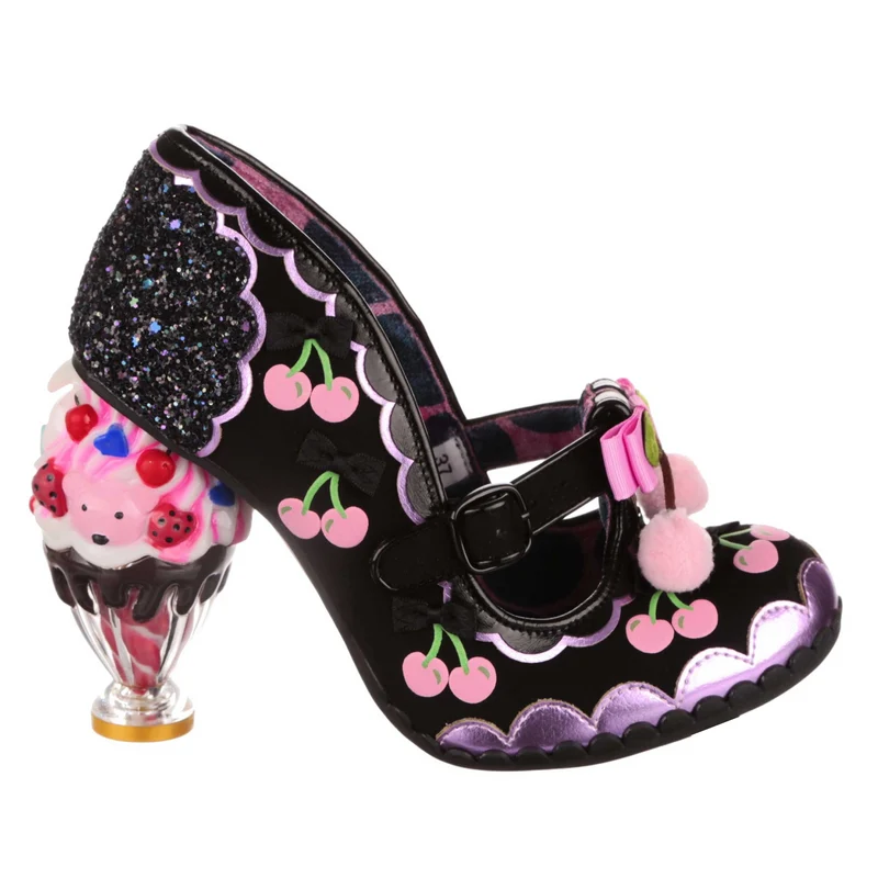 Irregular Choice Damen Cherry Cheer High Heel - Schwarz