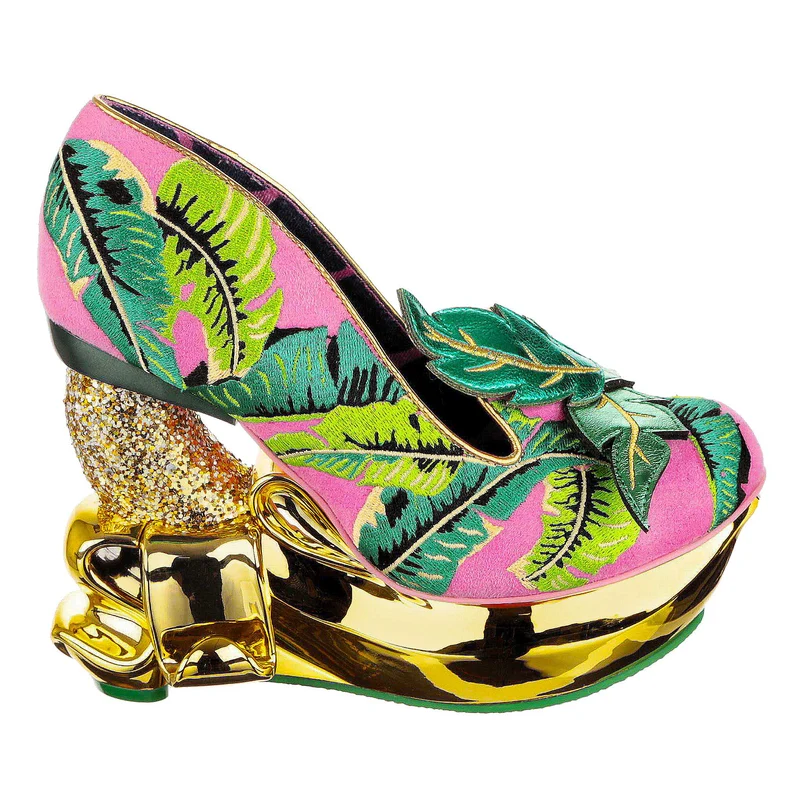 Irregular Choice Furchtbar ansprechender High Heel für Damen – Rosa