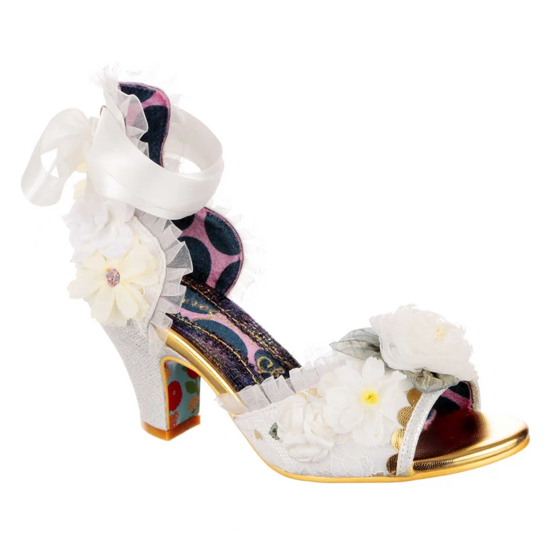 Irregular Choice Damen-Sandale „By Any Other Name“ – Off White