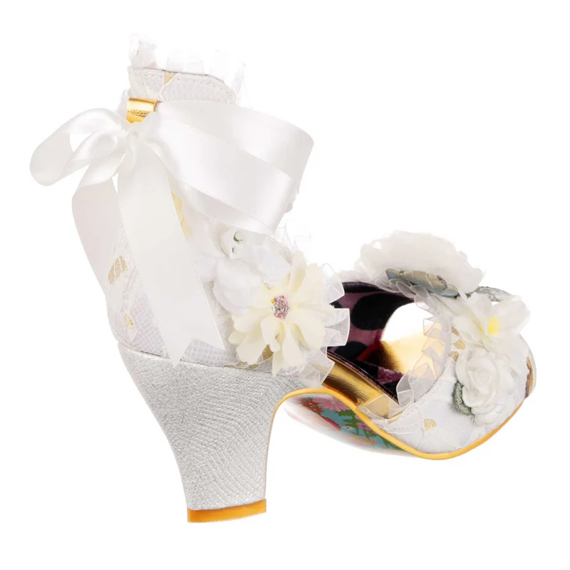 Irregular Choice Damen-Sandale „By Any Other Name“ – Off White