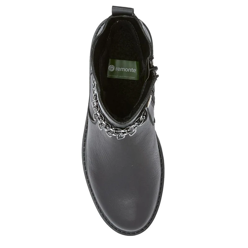 Chain-Detailed Ankle Boots - DRS40503 / 325 668 - Black