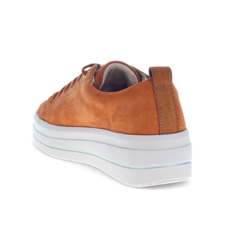 Leather Platform Trainers - DRS40502 / 325 667 - Tan