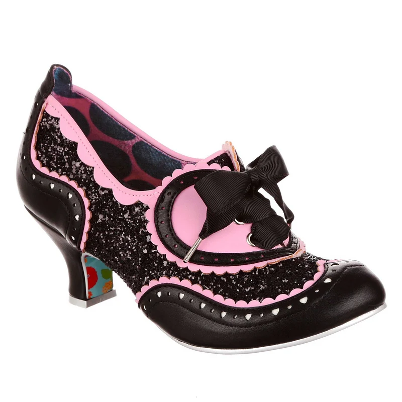 Irregular Choice Damen Jazz Cat High Heels – Schwarz