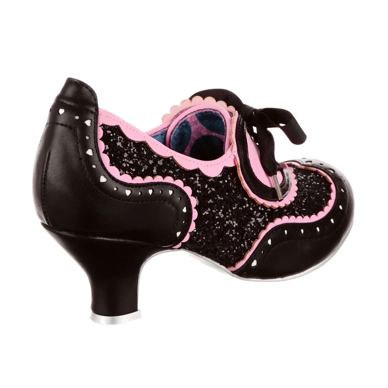 Irregular Choice Damen Jazz Cat High Heels – Schwarz