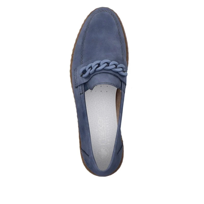 Rieker Modischer Loafer für Damen – Blau