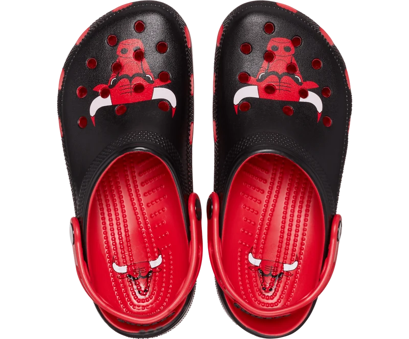 CROCS Unisex NBA Chicago Bulls Classic Clog - Varsity Red