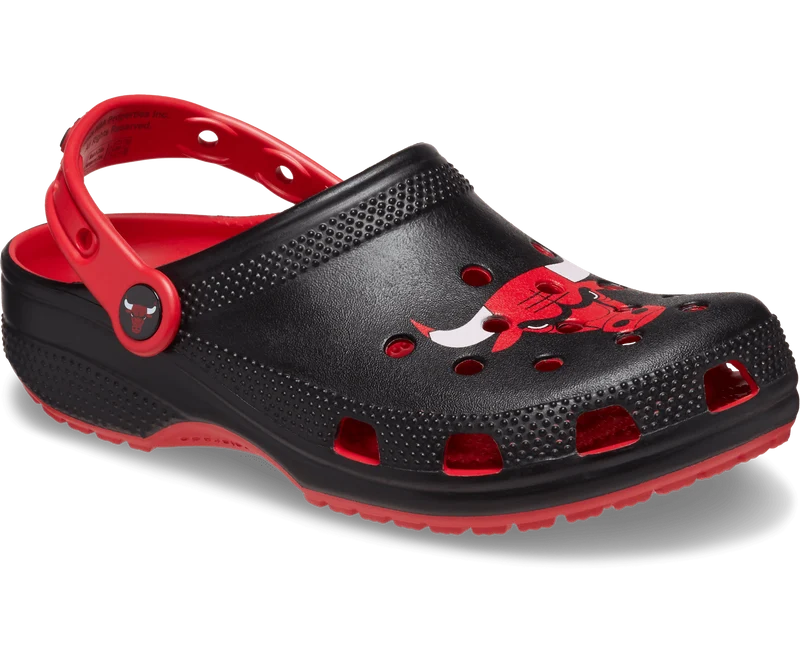 CROCS Unisex NBA Chicago Bulls Classic Clog - Varsity Red