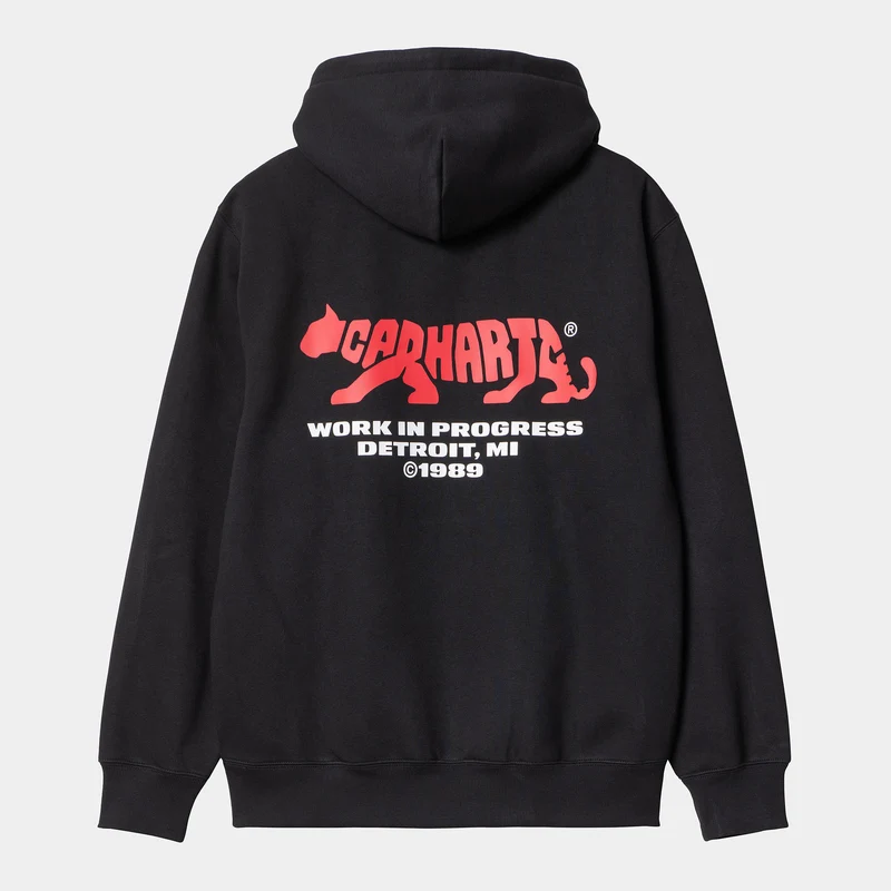Carhartt WIP Herren Rocky Script Sweat Hoodie – Schwarz