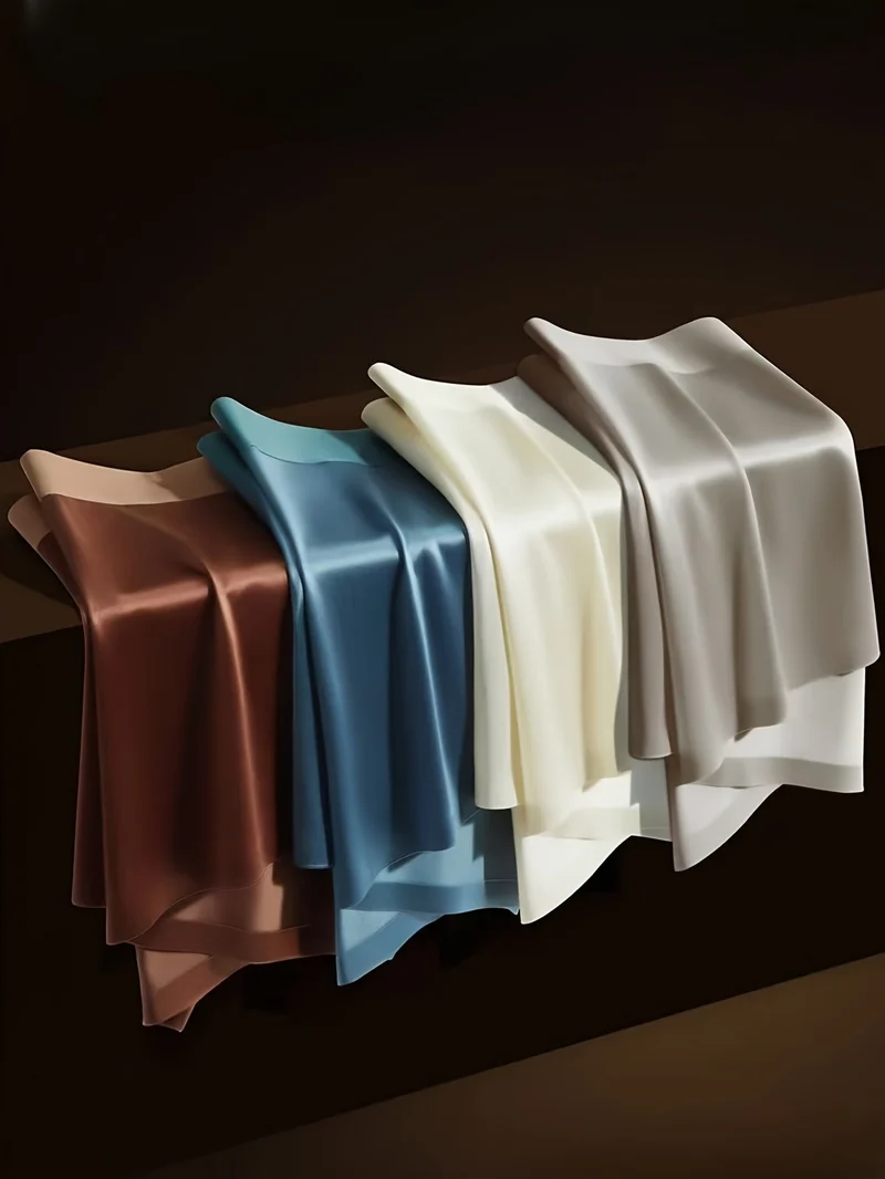 Set di boxer da uomo in seta ghiaccio | confezione da 3 biancheria intima