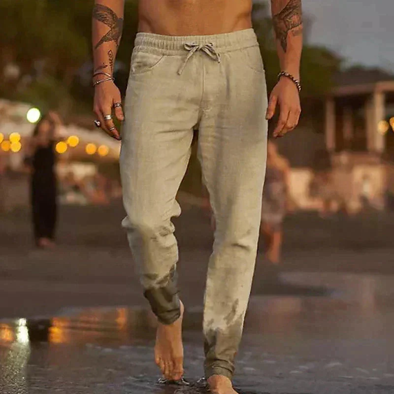 Pantaloni leggeri da uomo | pantaloni estivi casual per il comfort