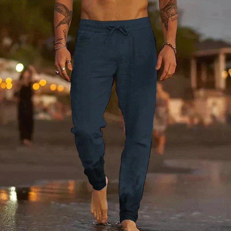 Pantaloni leggeri da uomo | pantaloni estivi casual per il comfort