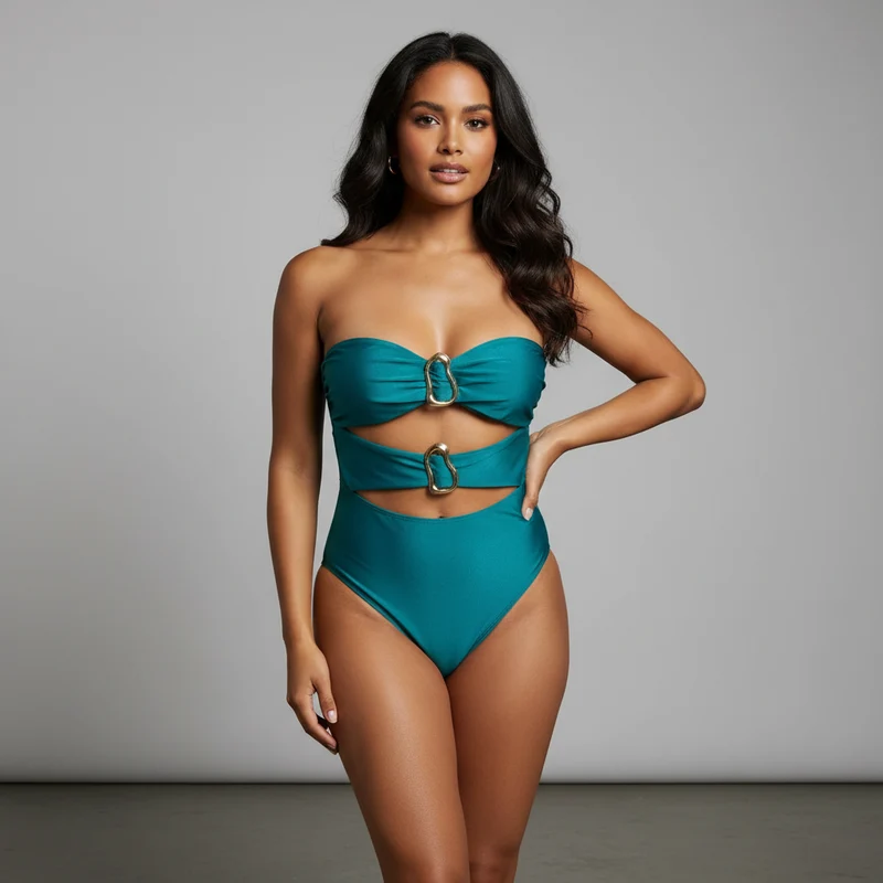 Costume da bagno sexy con cut-out | Costume intero da donna