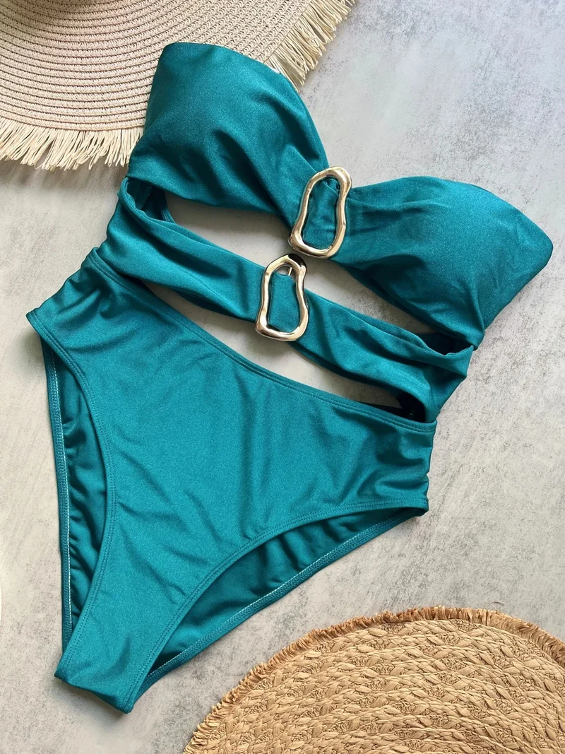 Costume da bagno sexy con cut-out | Costume intero da donna