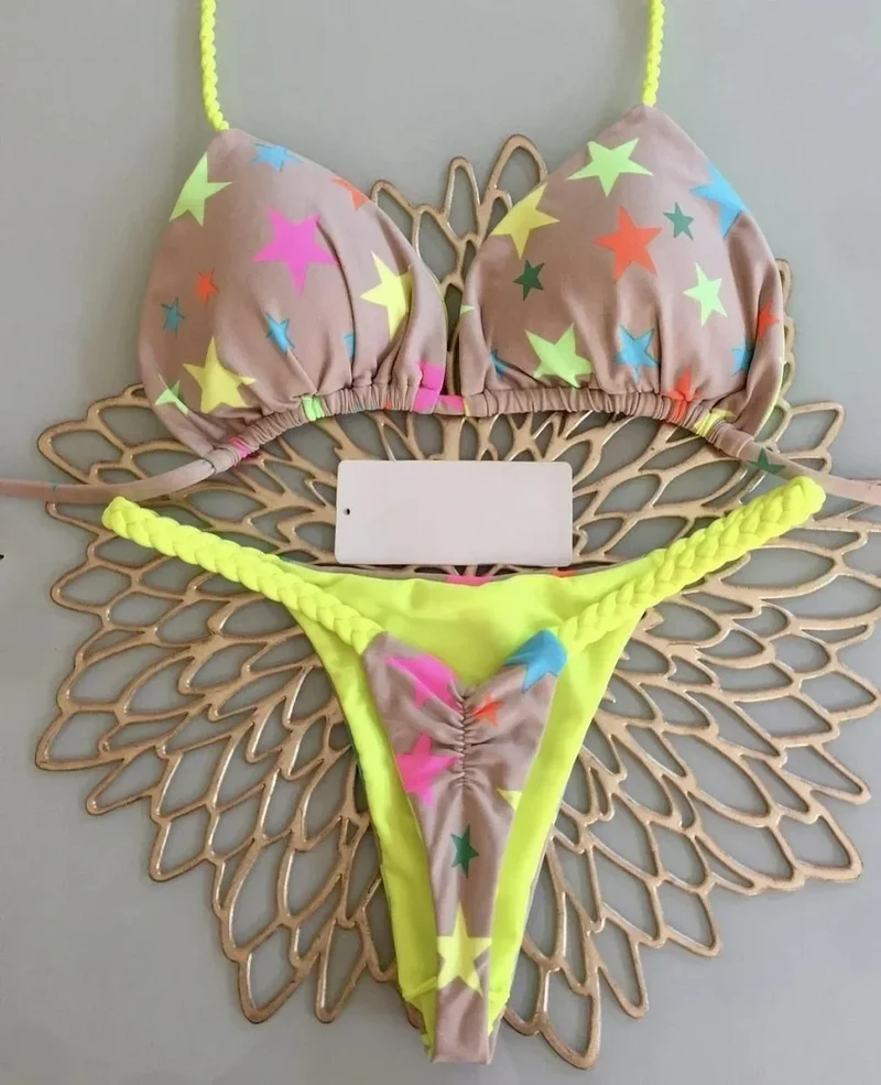 Set bikini con motivo leopardato | Costumi da bagno da donna