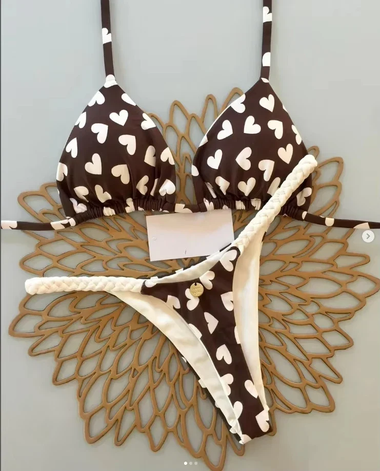 Set bikini con motivo leopardato | Costumi da bagno da donna
