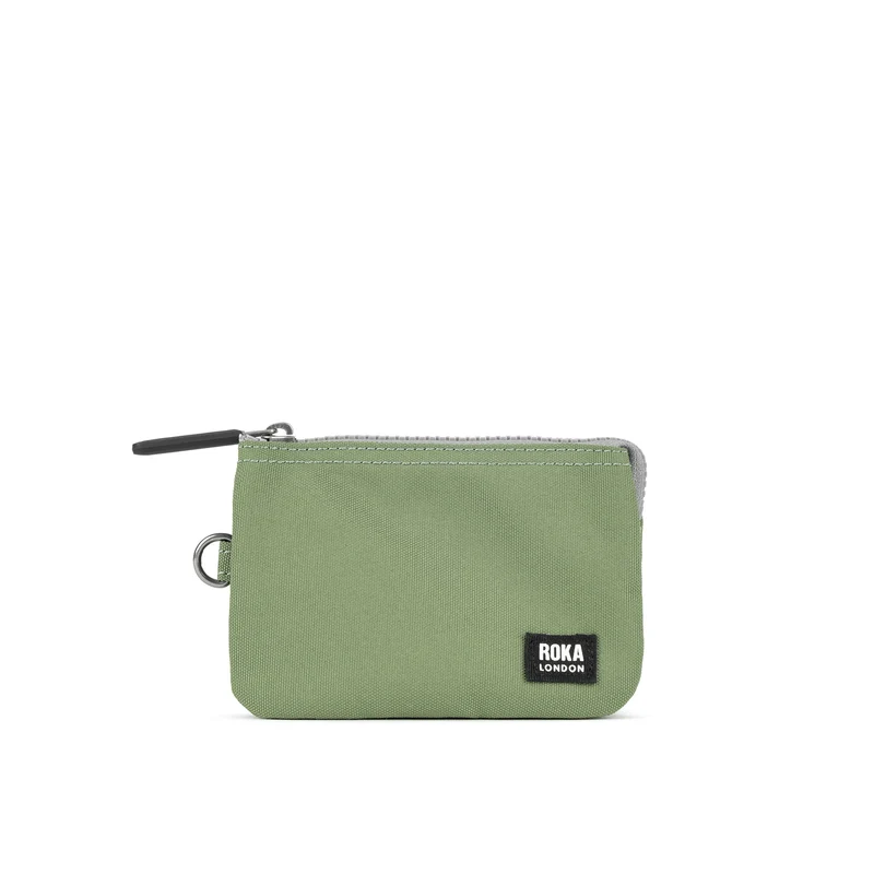 ROKA Black Label Carnaby Kleine Tasche aus recyceltem Granit-Canvas