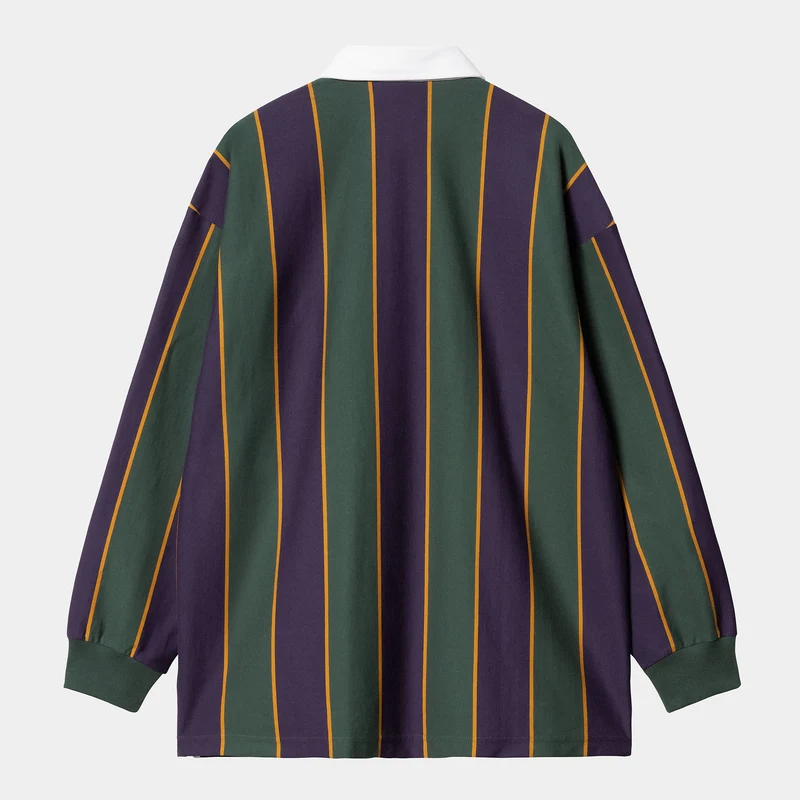 Carhartt WIP Herren Reuben Rugby-Shirt mit langen Ärmeln – Discovery Green