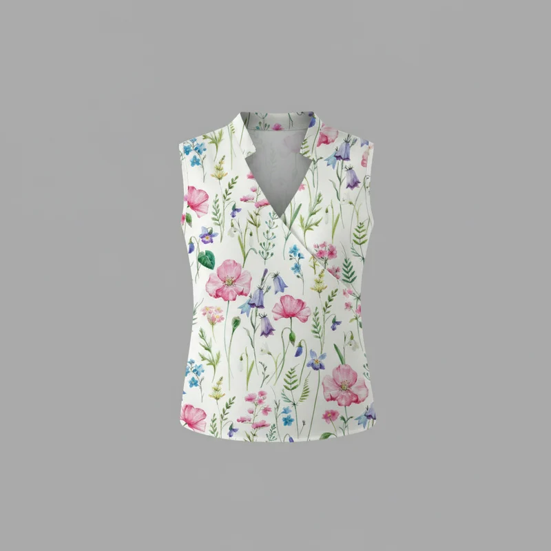 Top con scollo a V donna | Maglia casual per l'estate
