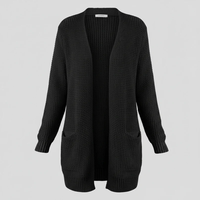 Cardigan lungo donna | Cardigan accogliente per l'inverno