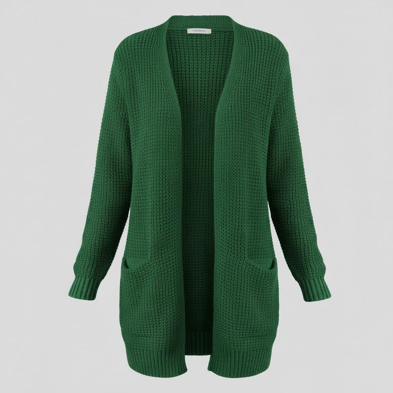 Cardigan lungo donna | Cardigan accogliente per l'inverno
