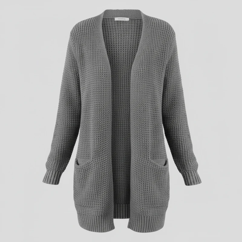 Cardigan lungo donna | Cardigan accogliente per l'inverno