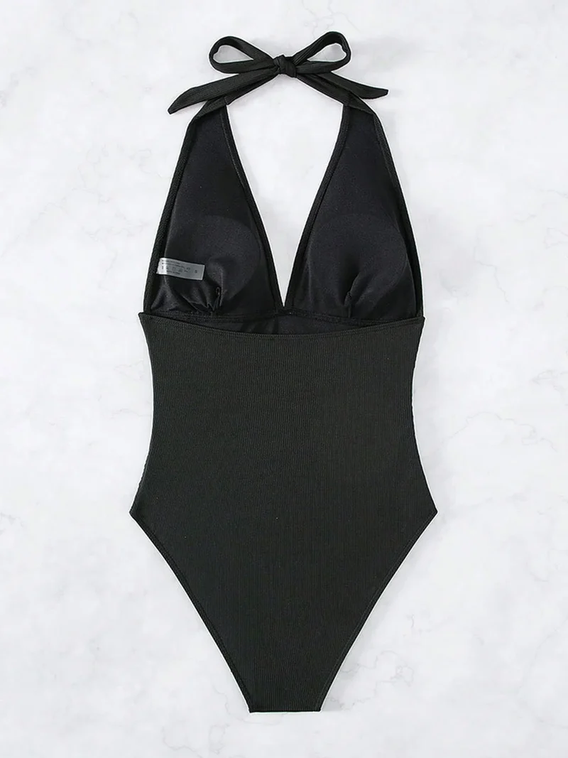 Monokini da donna | Costume da bagno sexy con scollo a V