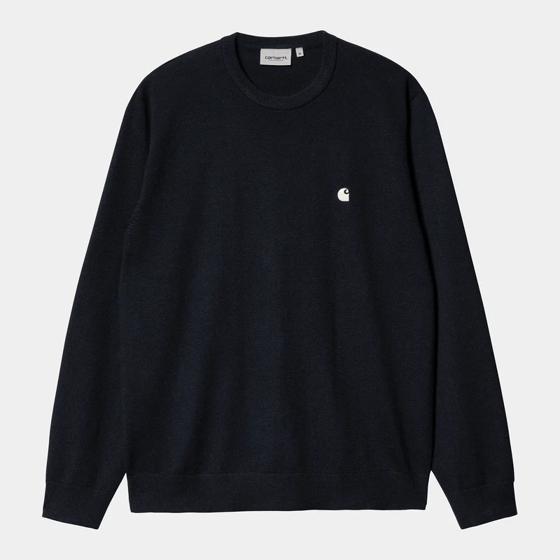 Carhartt WIP Herren-Madison-Pullover – Dunkelblau/Wachs