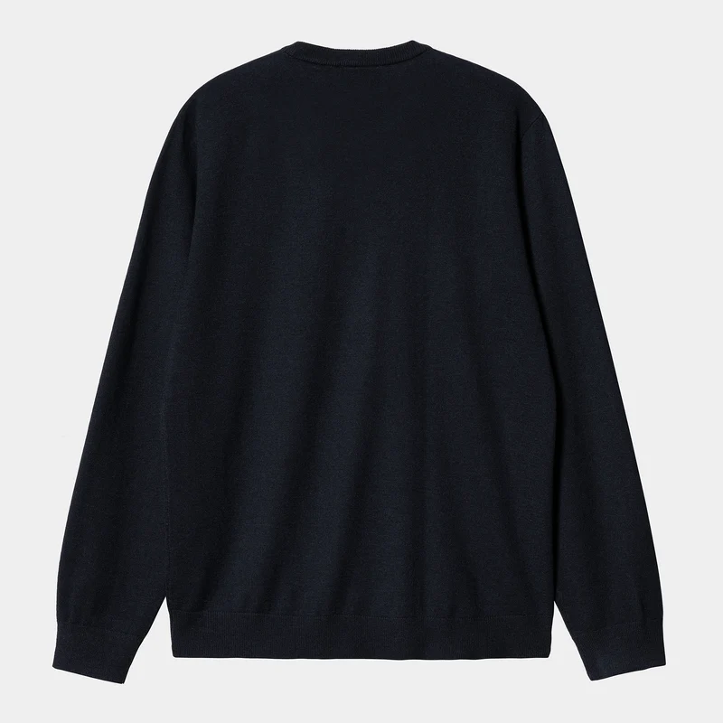 Carhartt WIP Herren-Madison-Pullover – Dunkelblau/Wachs