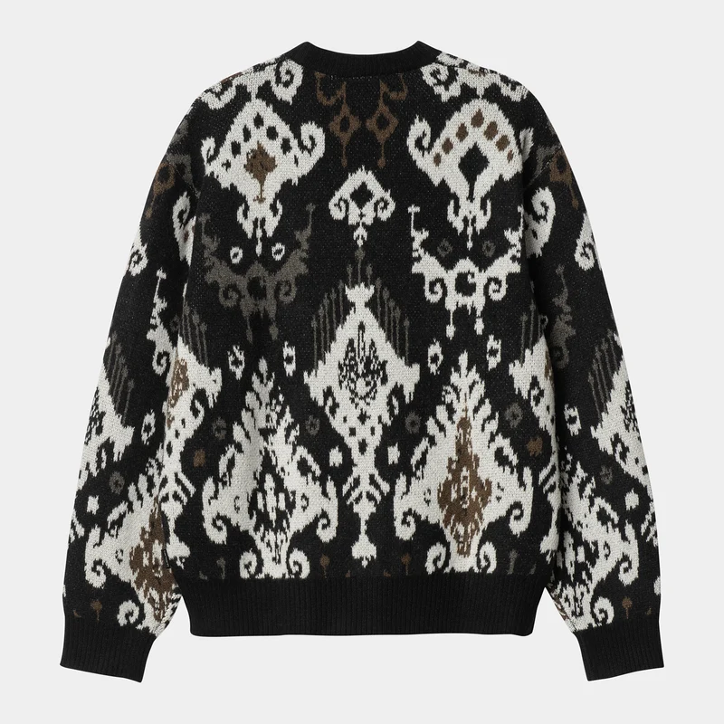 Carhartt WIP Herren-Baru-Jacquard-Cardigan – Schwarz