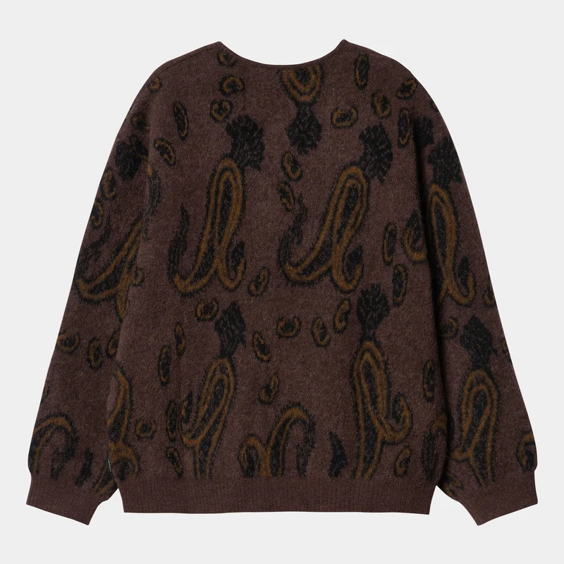 Carhartt WIP Herren-Cardigan aus Medford-Paisley-Jacquard – Buckeye