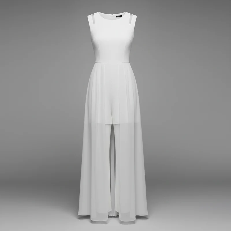 Tuta larga senza maniche donna | Moda estiva femminile
