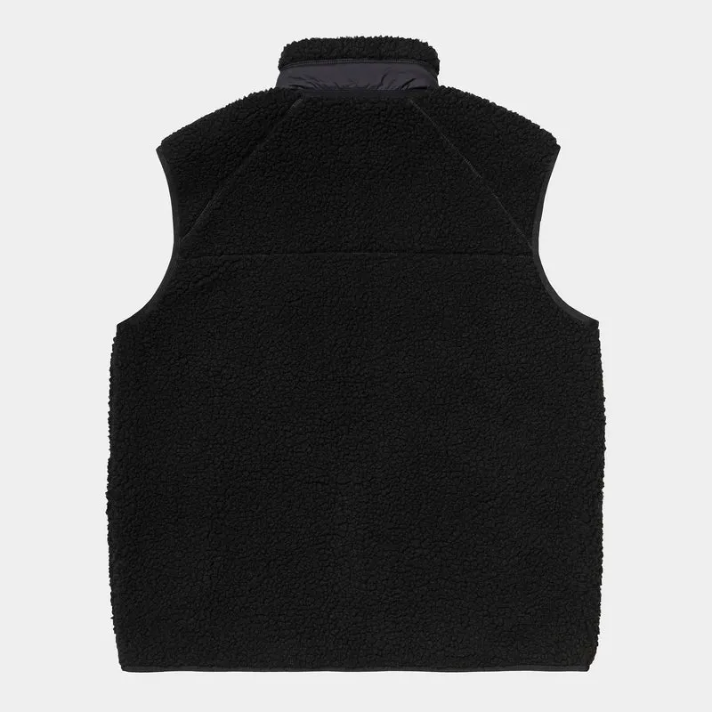 Carhartt WIP Herren Prentis Liner Weste – Schwarz / Schwarz