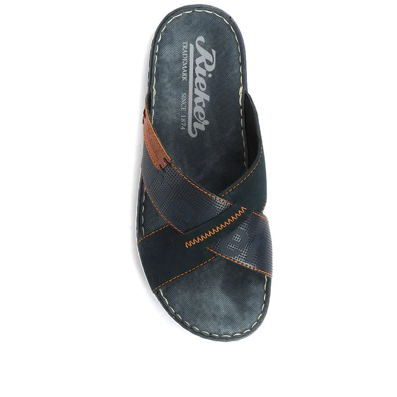 Men's Mule Sandals - RKR33503 / 319 703 - Navy