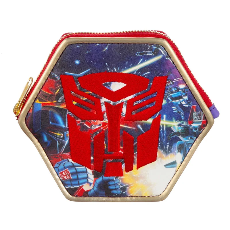 Irregular Choice Frauen Transformers Wählen Sie eine seitliche Geldbörse – Silber/Blau