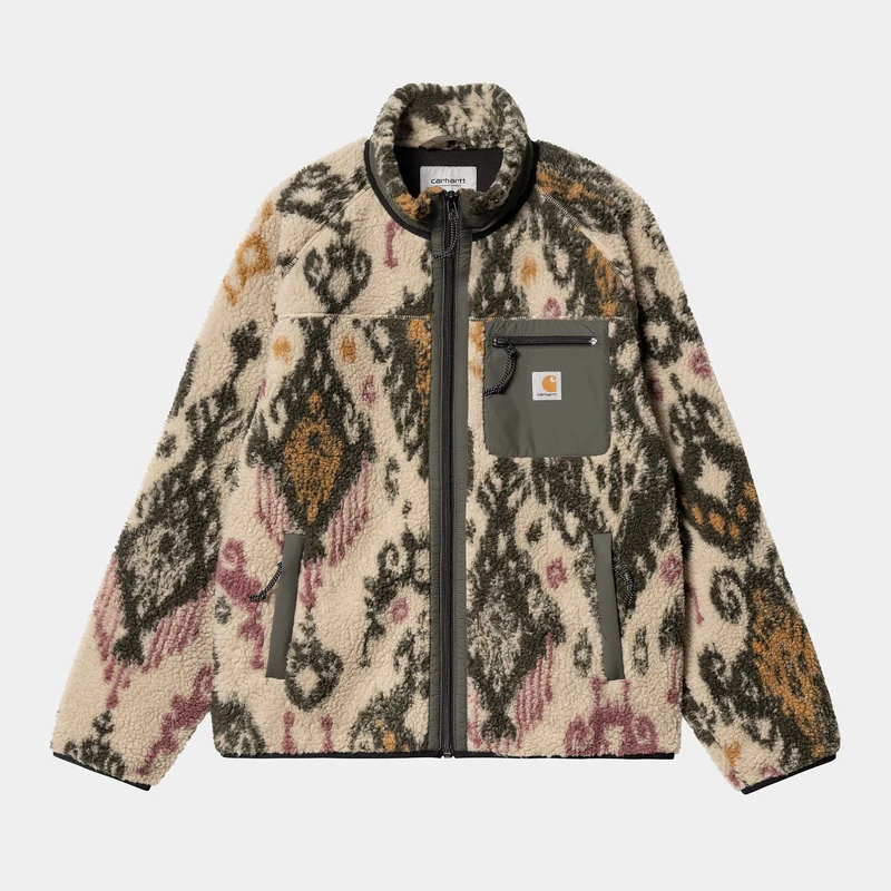 Carhartt WIP Herren Prentis Baru Jacquard Liner Jacke – Wand / Zypresse