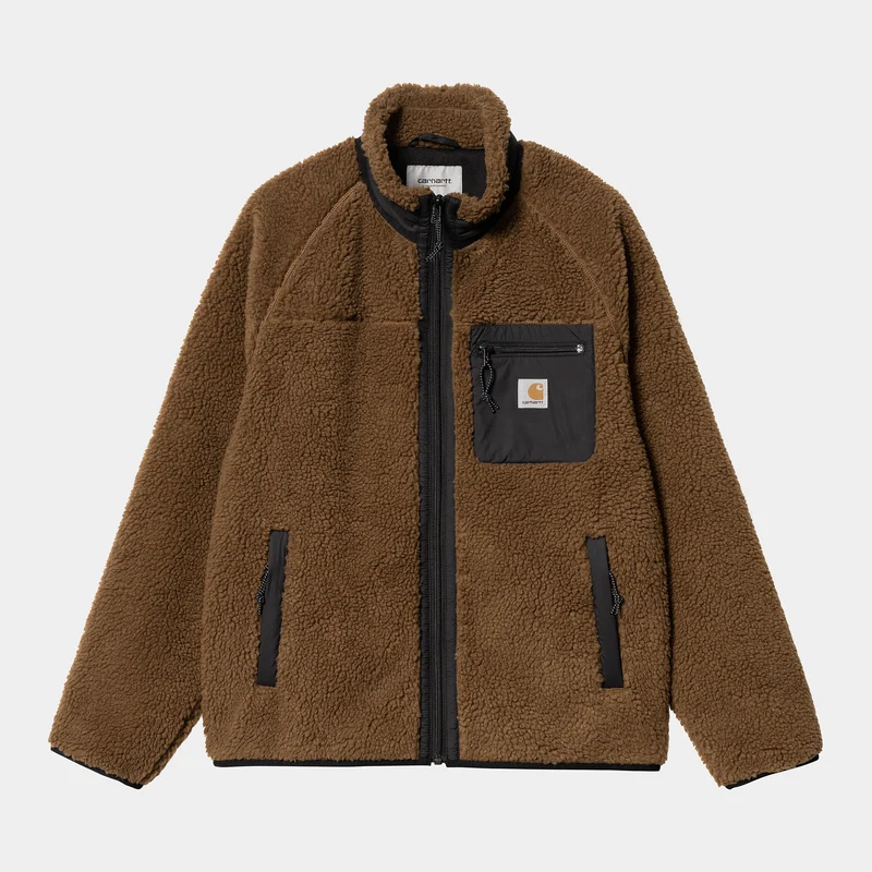 Carhartt WIP Herren Prentis Liner Jacke – Deep Hamilton Brown / Schwarz