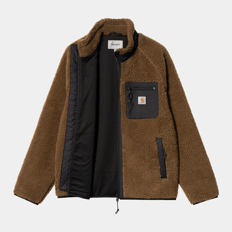 Carhartt WIP Herren Prentis Liner Jacke – Deep Hamilton Brown / Schwarz